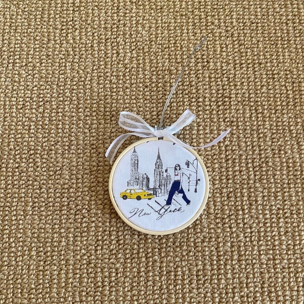 New York City Themed Christmas Tree Ornament